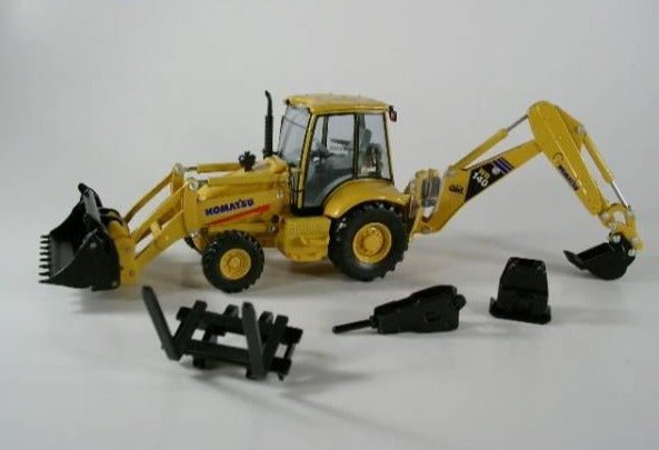 50-0193 Retroexcavadora Komatsu WB140 Escala 1:50 (Modelo Descontinuado) - KATZER