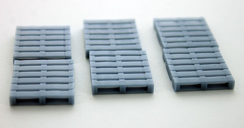 50-242-GY kit de 6 Paquetes de Carga Escala 1:50 (Gris) - KATZER