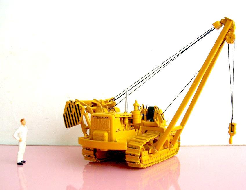 55210 Track-Type Pipelayer -Tiende Tubos Cat 527C Escala 1:50 Tractor De Orugas