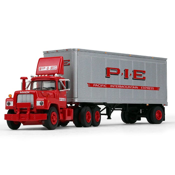 Tráiler Mack R-Model Day Cab 28' P.I.E Escala 1:64