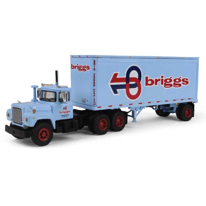 Traíler Mack R-Model 28' Briggs Escala 1:64