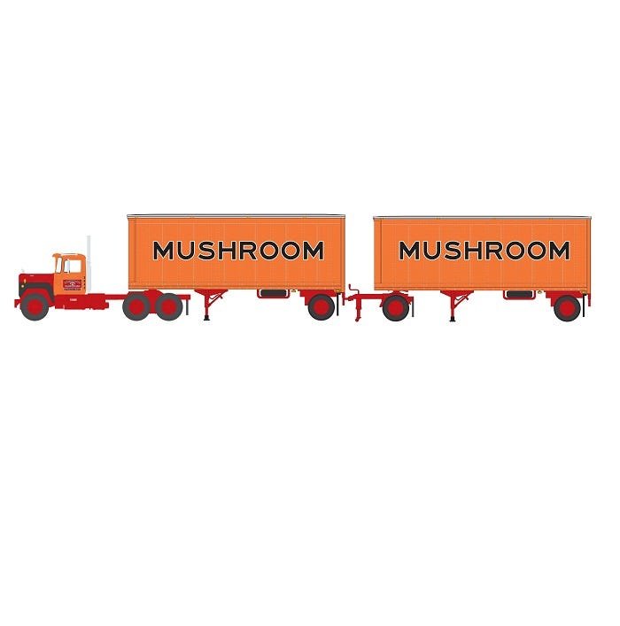 Tráiler R-Model 28' Mushroom Escala 1:64 (Modelo Descontinuado)