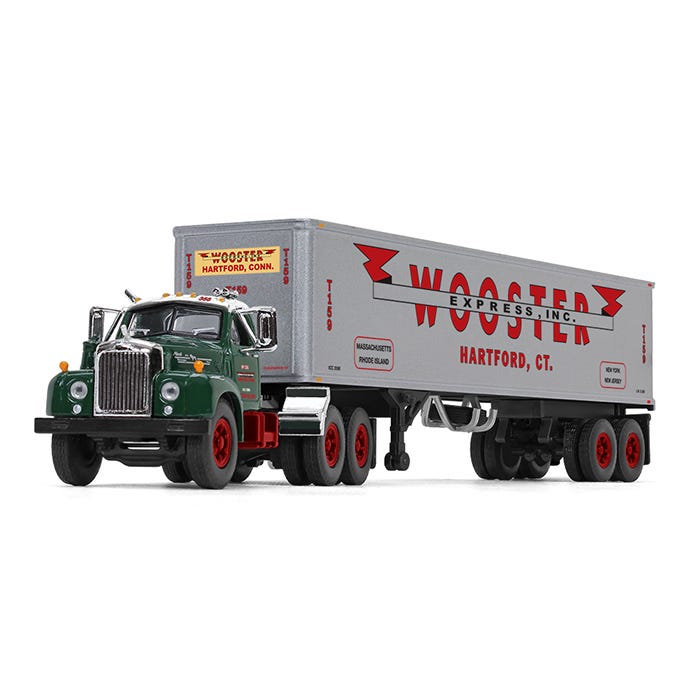 Traíler Mack B-61 40' Wooster Escala 1:64 (Modelo Descontinuado)