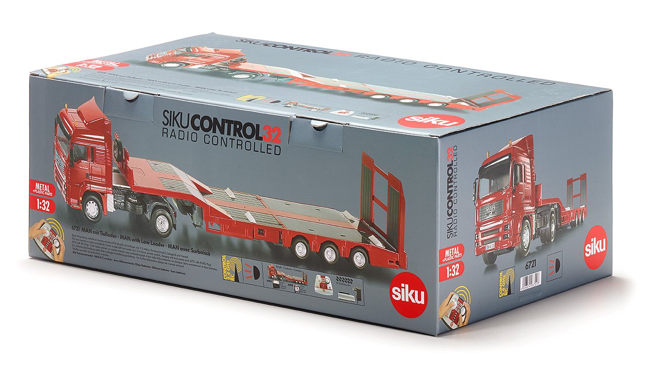 Tracto Con Camabaja 6721 Man Escala 1:32 A Control Remoto