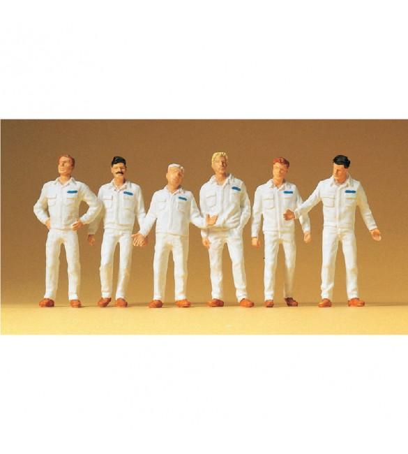 Mecánicos Con Overol Blanco Escala 1:50 (Modelo Descontinuado)
