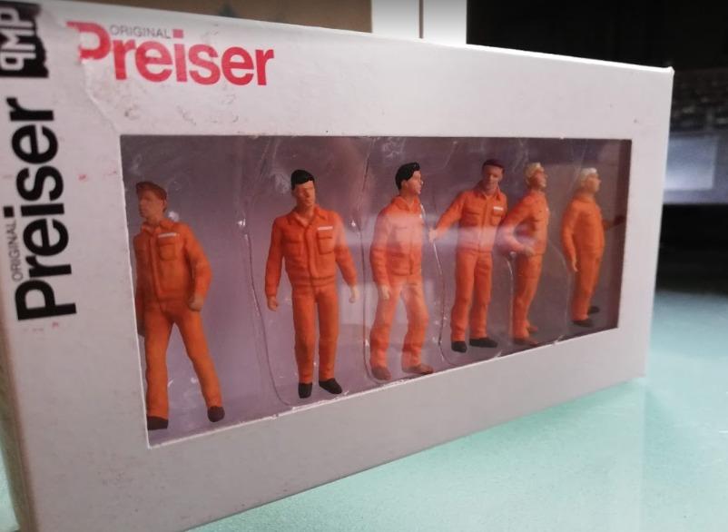 Mecánicos A Escala 1:50 Preiser Worker