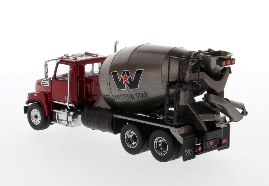 Dm71033 Mezcladora De Concreto Rojo Western Star 4700 Escala 1:50