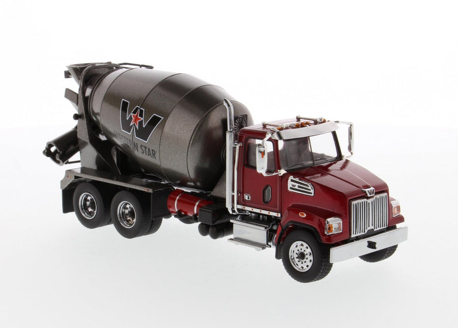 Dm71033 Mezcladora De Concreto Rojo Western Star 4700 Escala 1:50