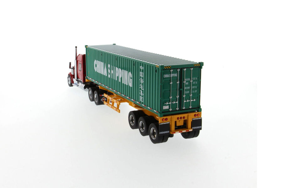 Tráiler International Lonestar & Container China Shipping 40' Escala 1:50 (Modelo Descontinuado)