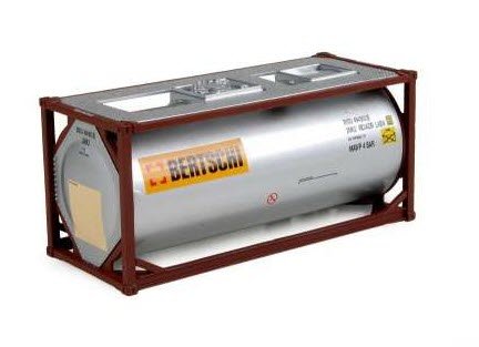 Contenedor Cisterna ISO de 20' Bertschi Escala 1:50