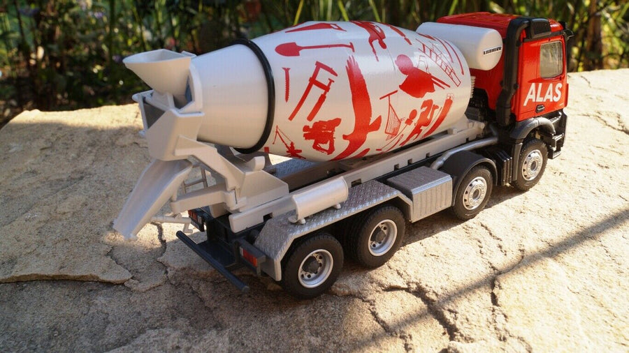 Mezcladora De Concreto Mercedes Benz Arocs 4-Achs Liebherr HTM904 "ALAS" Escala 1:50