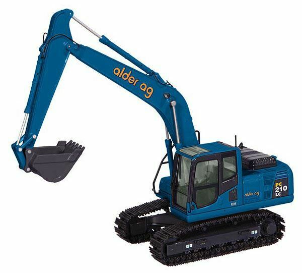 Excavadora De Orugas Komatsu PC210-8 LC Alder AG Escala 1:50 (Modelo Descontinuado)