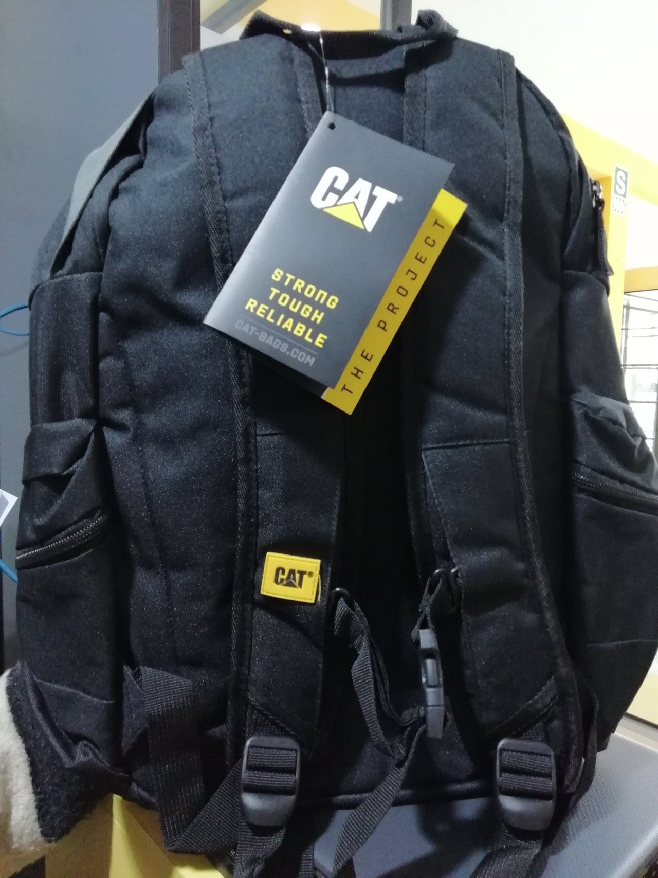 cat caterpillar backpack leather Millenial Classic 600D RPET 83541-01 Cat The Project Backpack