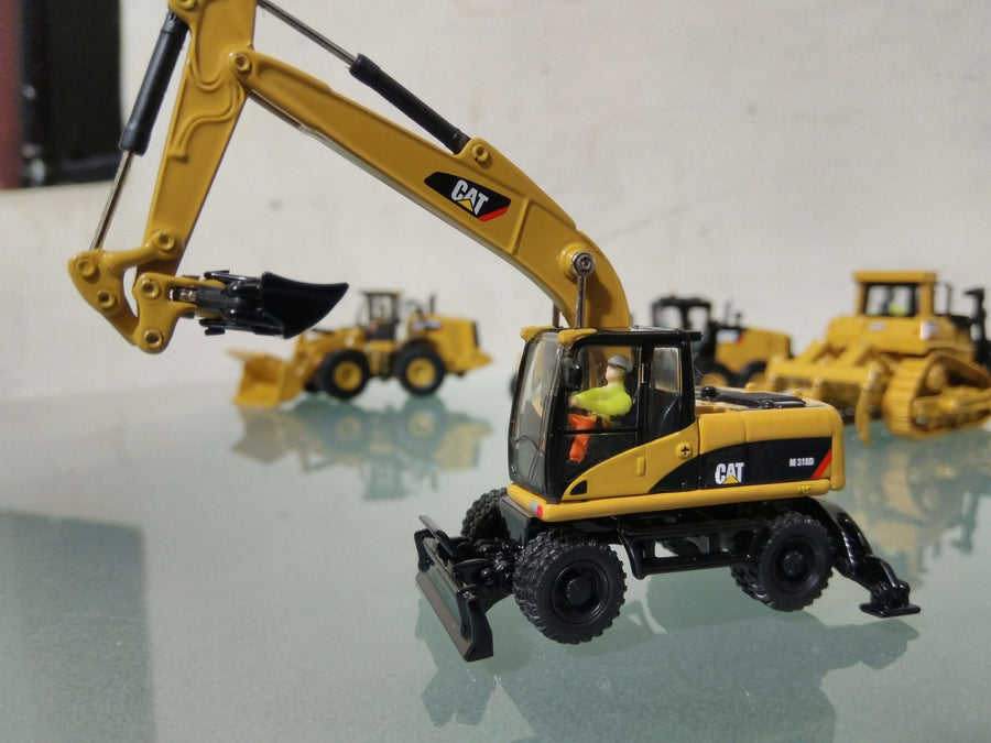 85177 Excavadora De Ruedas Cat M318D Escala 1:87