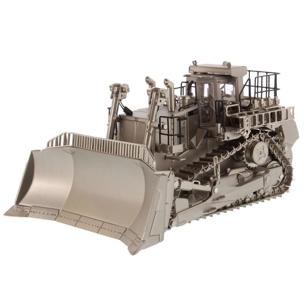 Tractor de Orugas  D11T Escala 1:50 Matte Silver Finish