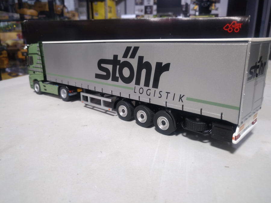 8622-03 Tráiler Mercedes Benz FH25 Stohr Logistik Verde Escala 1:50 (Modelo Descontinuado) - KATZER