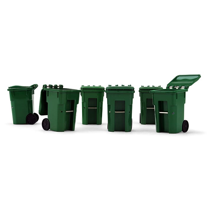 90-0519 Kit De Tachos De Basura (6) Escala 1:34 (Pre-Venta) - KATZER