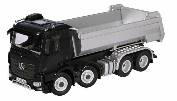 905-50 Volquete Mercedes-Benz Arocs 8x4 Negro Escala 1:50 (Modelo Descontinuado) - KATZER
