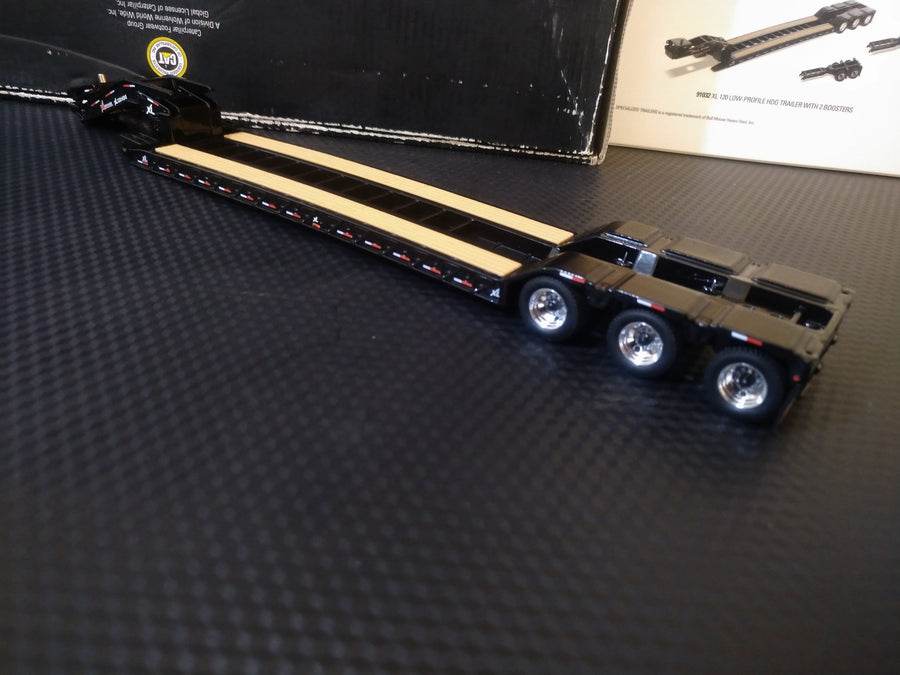 91032 Cama Baja XL 120 Low-Profile HDG Trailer con 2 Boosters Transport Series Escala 1:50 - KATZER