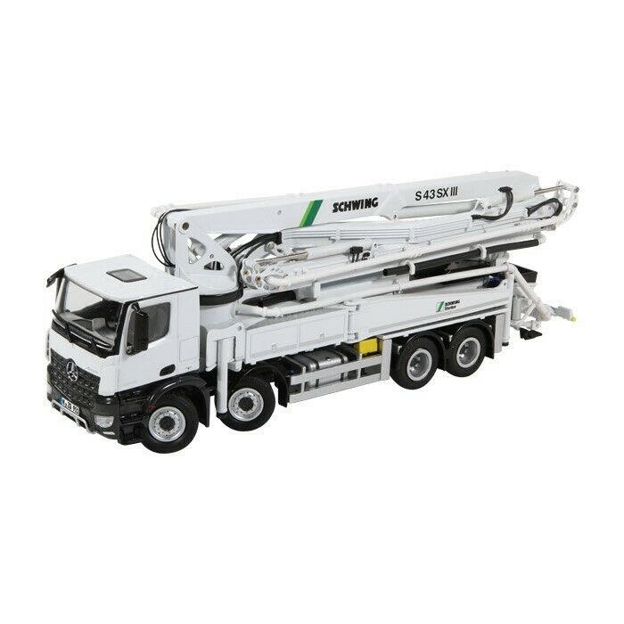 951 Camión Mercedes-Benz Arocs con Bomba de Hormigón Schwing S 43 SX III Escala 1:50 - KATZER