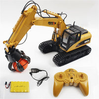 Thumbnail for Excavadora Control Remoto Huina Escala 1:14