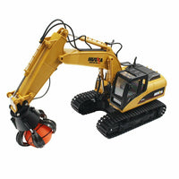 Thumbnail for Excavadora Control Remoto Huina Escala 1:14