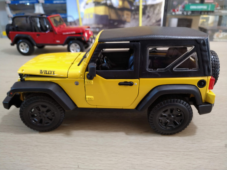 Auto Jeep Wrangler Año 2014 Escala 1:18 Edición Especial (Modelo Descontinuado)