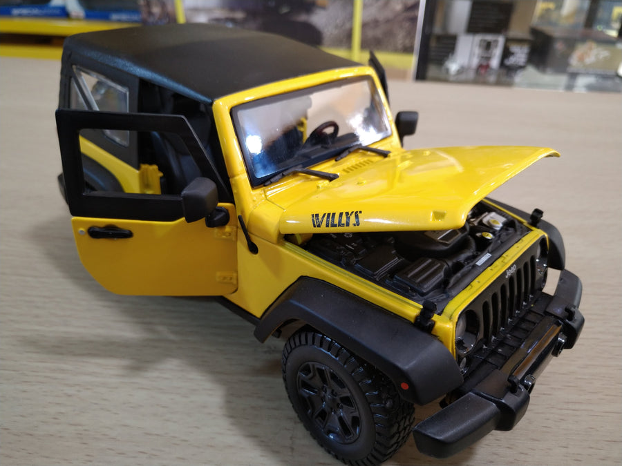 Auto Jeep Wrangler Año 2014 Escala 1:18 Edición Especial (Modelo Descontinuado)
