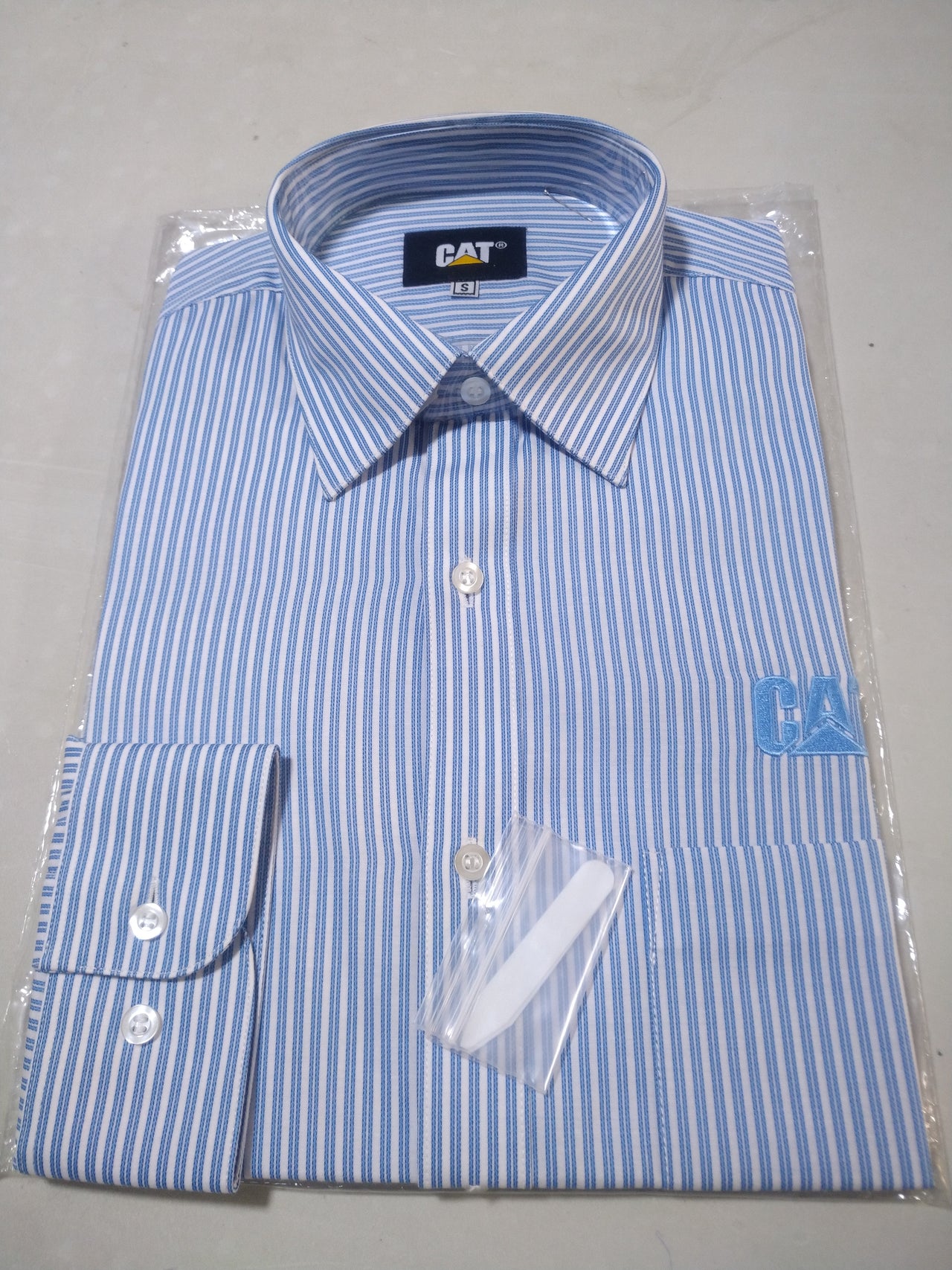 Camisa Azul Manga Larga