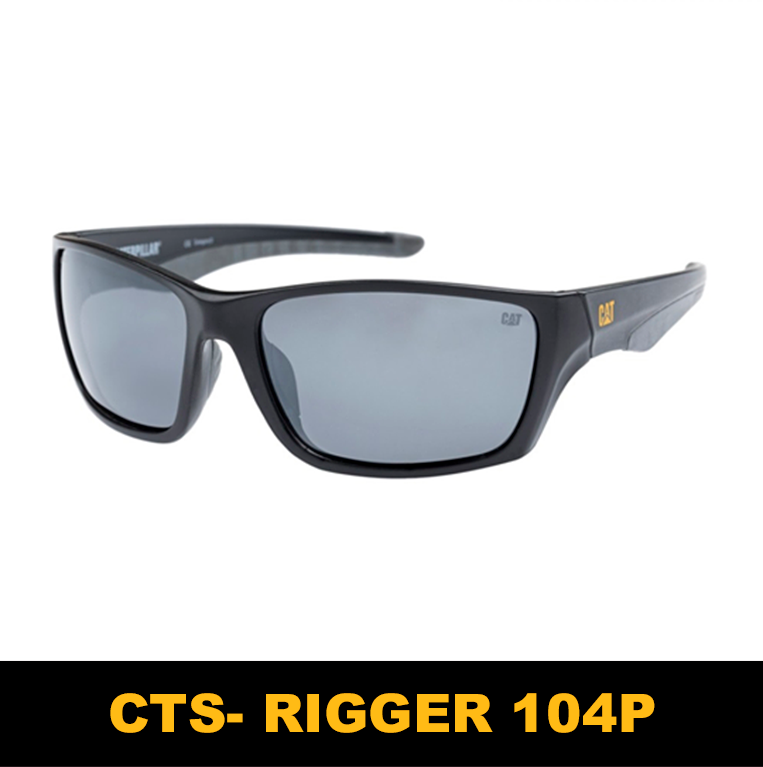 Lentes De Sol Rigger 104P Lunas Negras Polarizadas