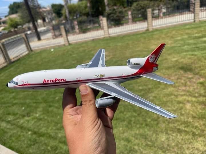 Avión AeroPeru Lockheed L-1011 Tristar Escala 1:200 (Edición Limitada) - KATZER