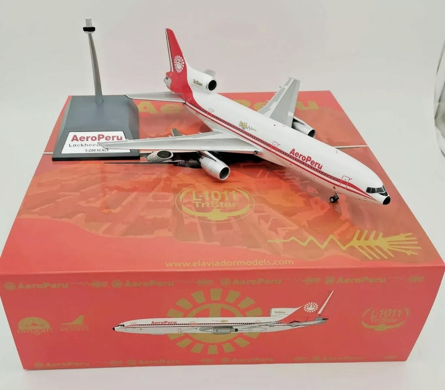 Avión AeroPeru Lockheed L-1011 Tristar Escala 1:200 (Edición Limitada) - KATZER
