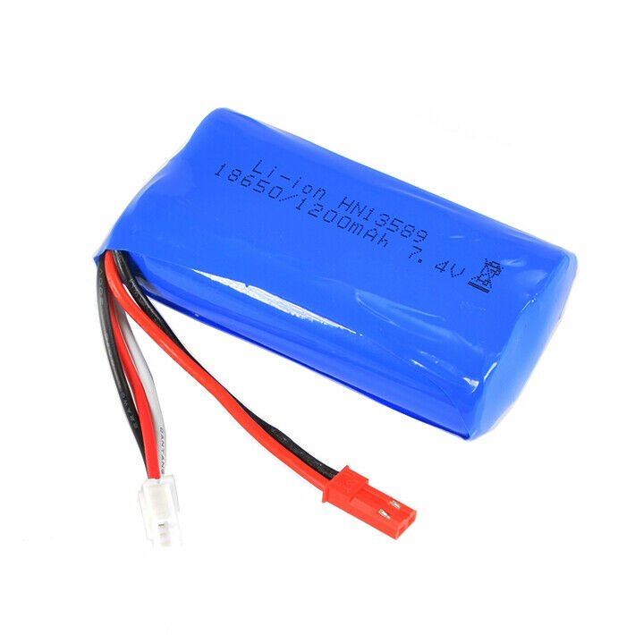Batería Li-Ion (JST red Connector) 2s 7,4V 1200 mAh Huina 1592/1593 - KATZER
