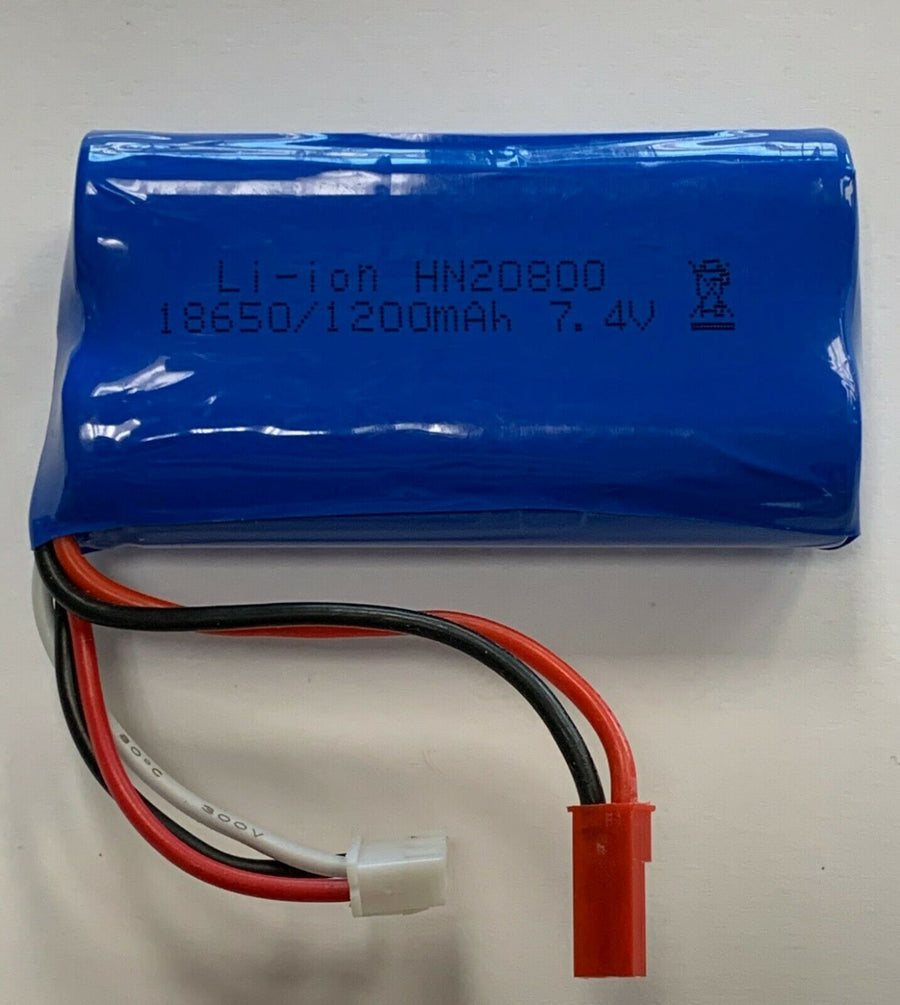 Batería Li-Ion (JST red Connector) 2s 7,4V 1200 mAh Huina 1592/1593 - KATZER