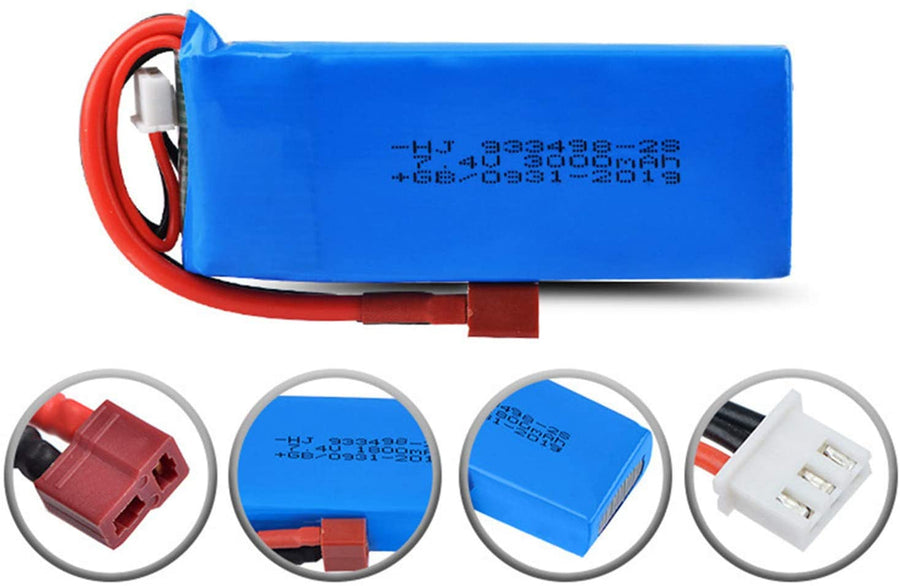 Batería LiPo 2s 7,4V 3000 mAh Recargable - KATZER