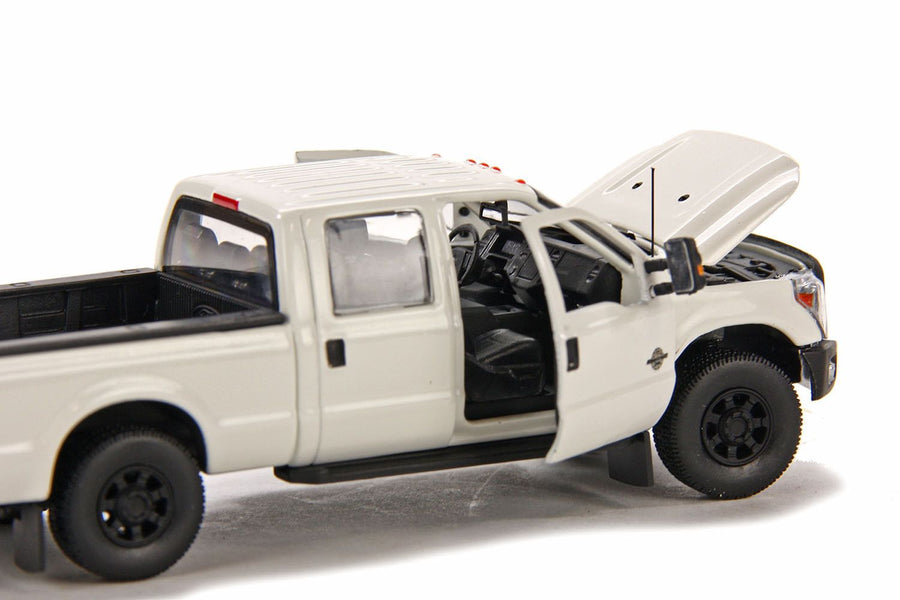 Camioneta Pickup Ford F250 2 en 1 Con Cabina Crew 6 Ft Bed & Cabina Super 8 Ft Bed - Blanco (Modelo Descontinuado) - KATZER