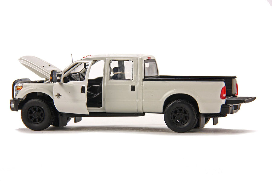 Camioneta Pickup Ford F250 2 en 1 Con Cabina Crew 6 Ft Bed & Cabina Super 8 Ft Bed - Blanco (Modelo Descontinuado) - KATZER