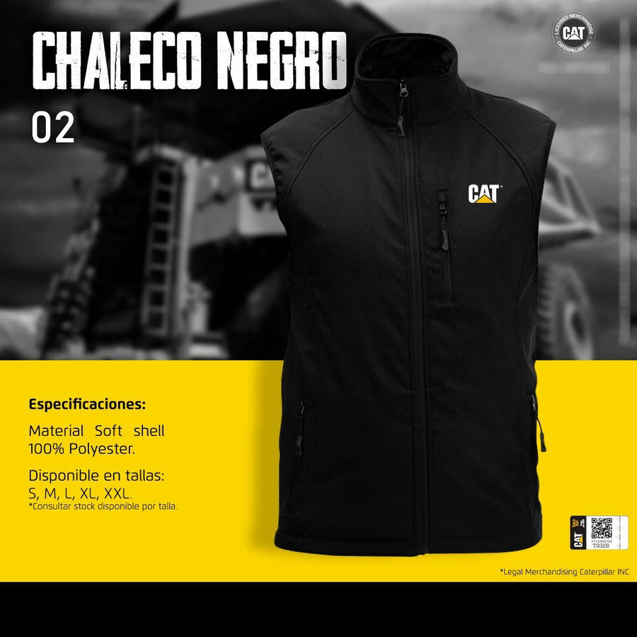 Chaleco Cat Negro Type 2 - KATZER