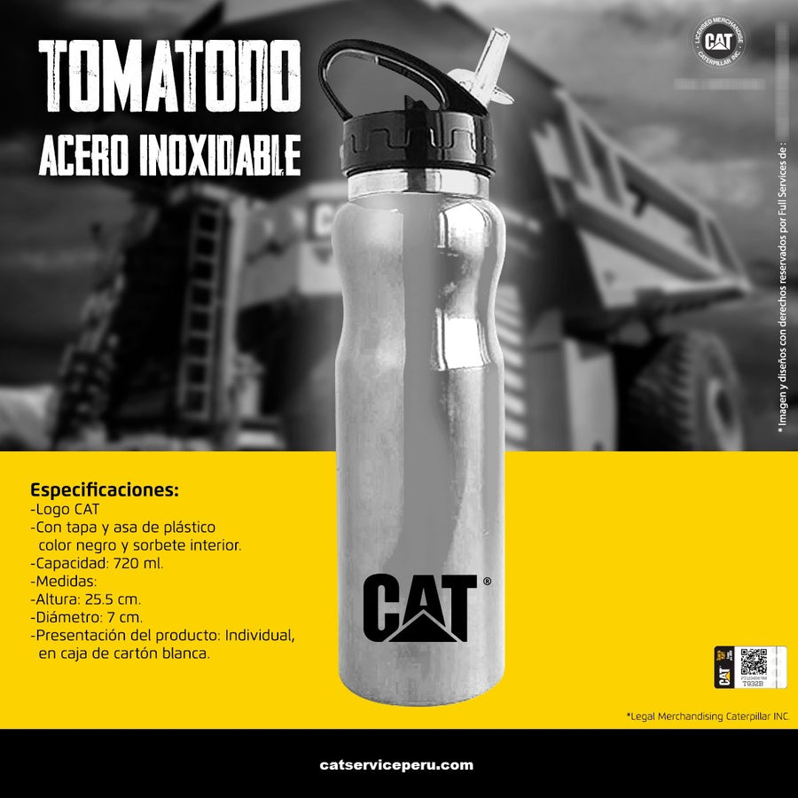 CSPCAT40 Tomatodo Cat Acero Inoxidable Gris - KATZER