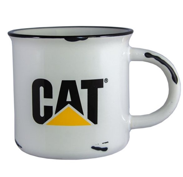 CT1729 Taza De Campamento Blanco Cat - KATZER