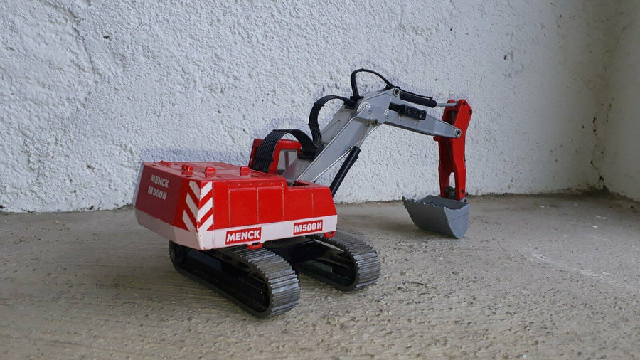 Excavadora De Orugas Menck M500H Escala 1:55 (Modelo Descontinuado) - KATZER