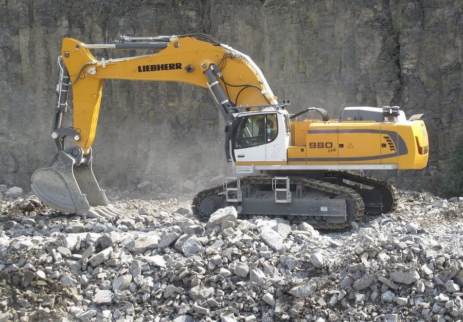 Excavadora DieCast Liebherr R980 SME Control Remoto - Escala 1:32 - KATZER