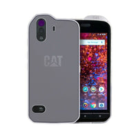 Thumbnail for Funda Protectora De Silicona TPU Case Roxx Para Teléfono Cat S61 Blanco-Transparente - KATZER