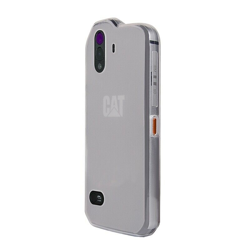 Funda Protectora De Silicona TPU Case Roxx Para Teléfono Cat S61 Blanco-Transparente - KATZER