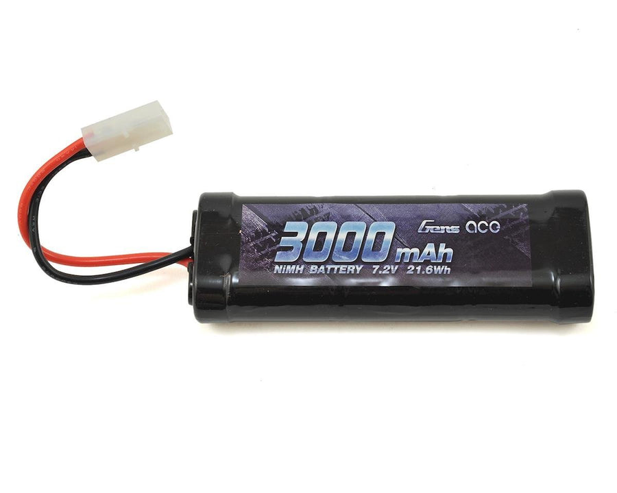 Gens Ace 6-Cell 7.2V NiMH Battery Pack w/Tamiya Connector (3000mAh) - KATZER