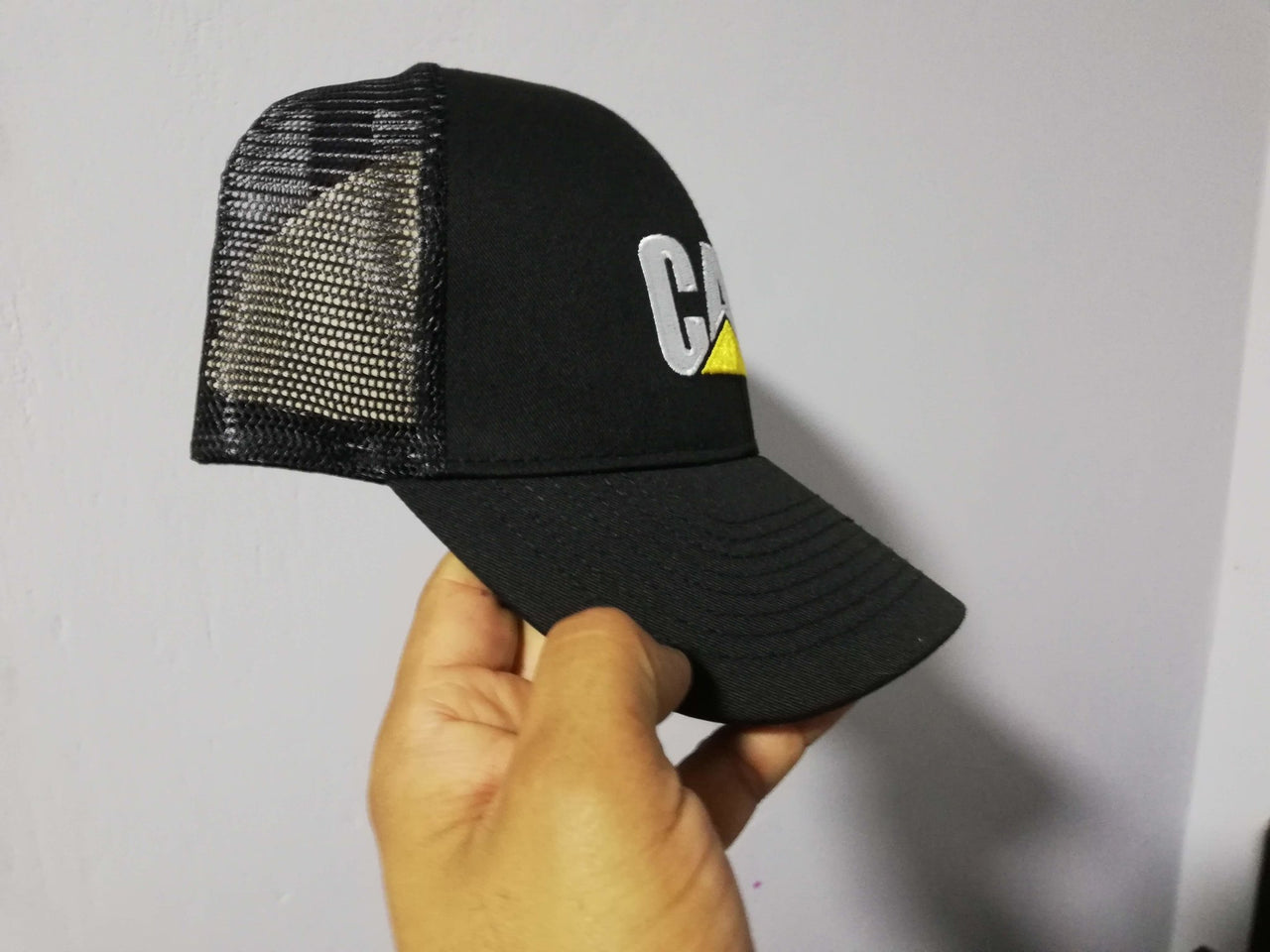 Gorra Cat Twill Mesh Black Cap - KATZER