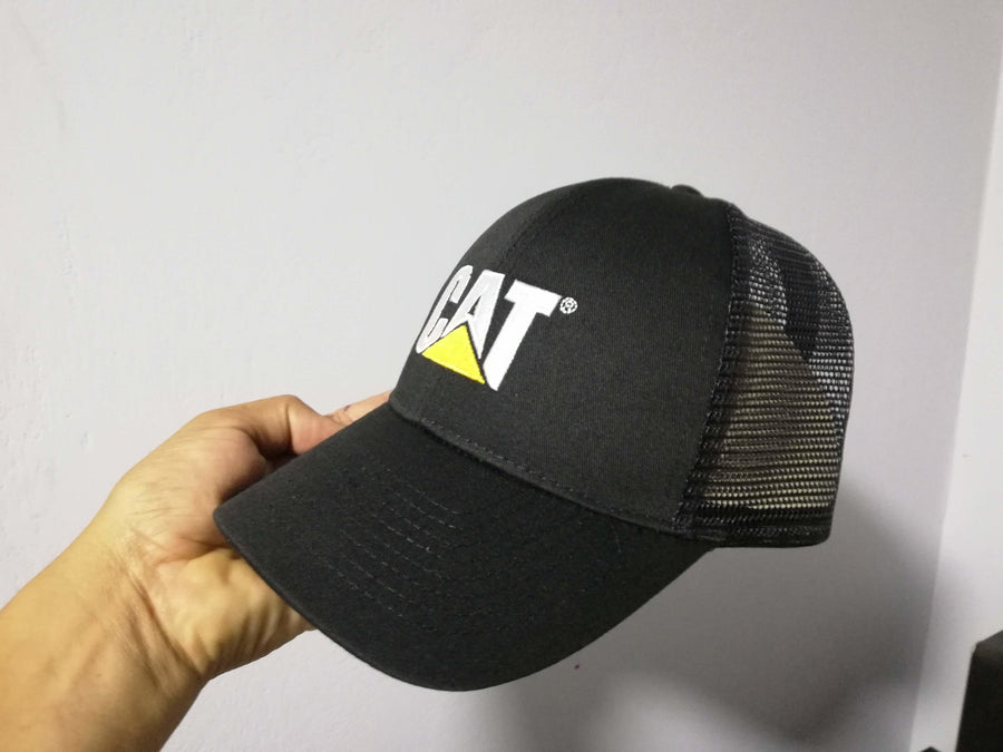 Gorra Cat Twill Mesh Black Cap - KATZER