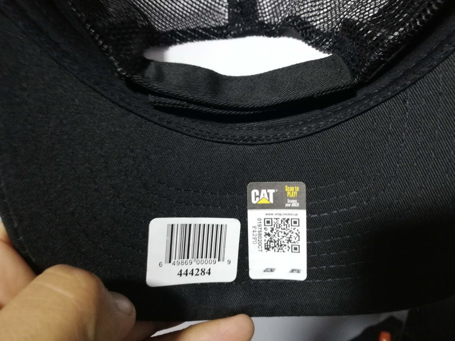 Gorra Cat Twill Mesh Black Cap - KATZER