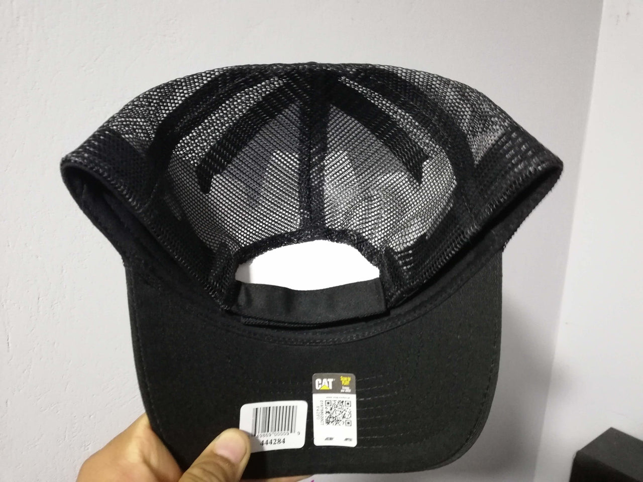Gorra Cat Twill Mesh Black Cap - KATZER
