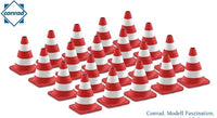 Thumbnail for Kit de 20 Conos de Seguridad Rojo con Blanco Escala 1:50 (Modelo Descontinuado) - KATZER